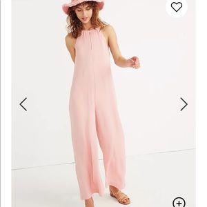 Madewell Keyhole Wide-leg Jumpsuit Size M NWT